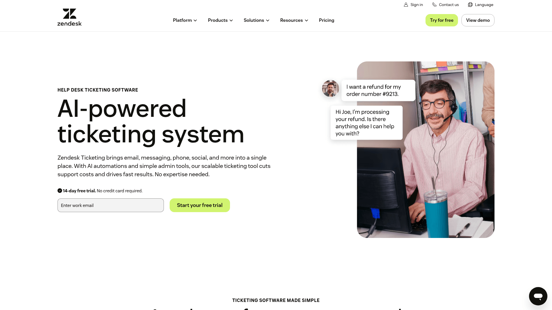 Zendesk Support