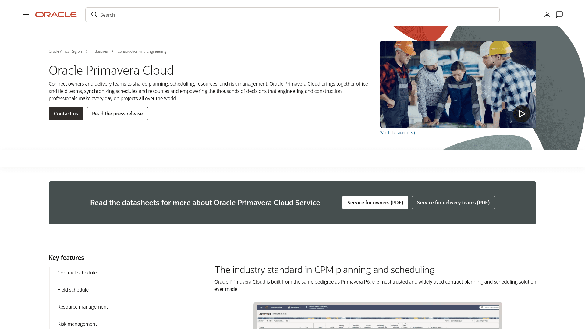 Oracle Primavera Cloud (OPC)